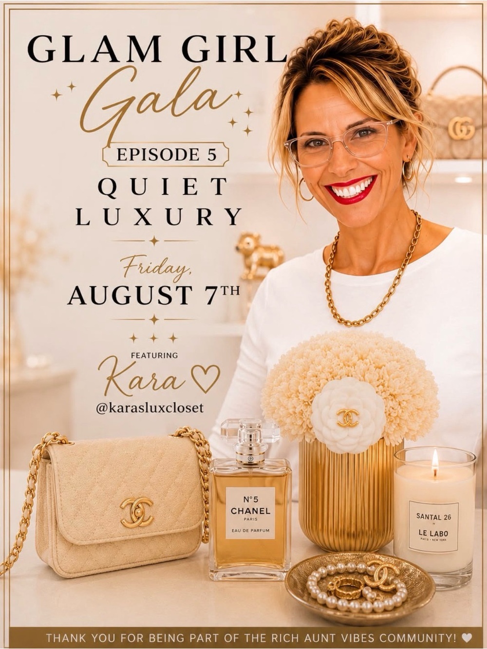 @Karasluxcloset!!!! Join us LIVE  Friday!! 
Lots of Luxury at FABULOUS PRICES!!